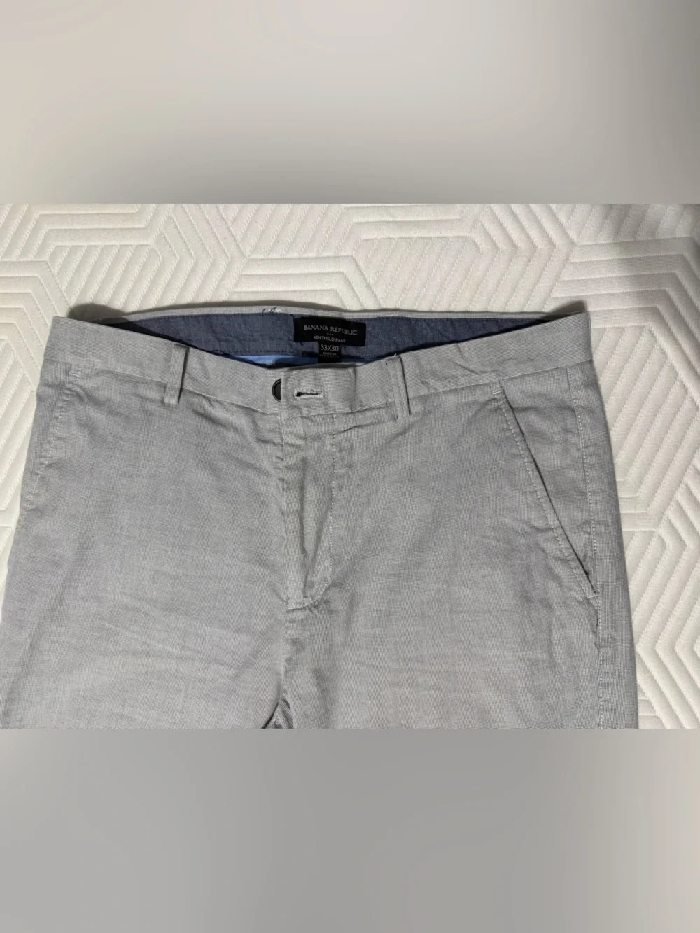 Banana Republic Kentfield Pant in Light Gray 33x30